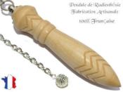 Pendule de Thot Plombé et Gravé en Bois de Tilleul Pièce Unique N°THOTILPL-7