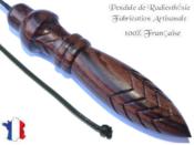 Pendule de Thot Plomb en Bois de Violette Pice Unique NTHOVIOPLC-80