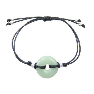 Bracelet Pi Chinois en Amazonite du Bresil (2 cm)