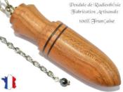 Pendule Amon Création en Bois d'Abricotier Pièce Unique N°AMABR-7