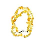 Citrine Collier en Pierre Baroque