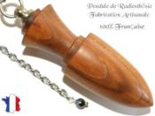 Pendule Amon Création en Bois d'Amandier Pièce Unique N°AMAMA-3