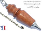 Pendule Amon Création en Bois d'Acajou Pièce Unique N°AMACAJ-10