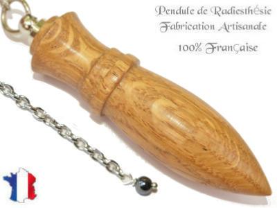 Pendule Amon Création en Bois de Chêne Pièce Unique N°AMCHEN-7