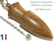 Pendule Amon Plombé Création en Bois de Noyer Pièce Unique N°AMNOPL-9