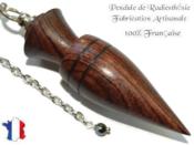 Pendule Amon Création en Bois de Violette Pièce Unique N°AMVIO-12