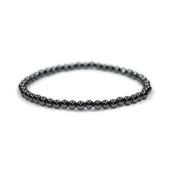 Bracelet en Pierres Boules d'Hematite (6 mm)