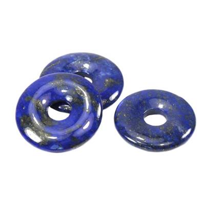 Pendentifs Pi Chinois en Lapis- Lazuli 3 cm