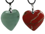 Pendentifs Coeur en Pierre Blire Argent