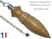 Pendule Amon Création en Bois de Chêne Pièce Unique N°AMCHEN-8