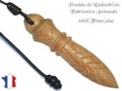 Pendule de Thot Plomb� en Bois de H�tre Pi�ce Unique N�THOHETPL-41