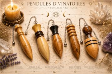Pendules Divinatoires de Cr�ation en Bois