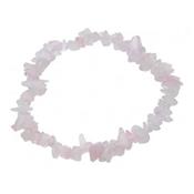 Quartz rose Bracelet en Pierre Baroque