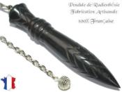 Pendule Egyptien Thot Plomb en Bois d'Ebne du Gabon Pice Unique NTHOEBPL-88