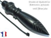 Pendule de Thot Plombé en Bois d'Ebène du Gabon Pièce Unique N°THOEBPLPTC- 108