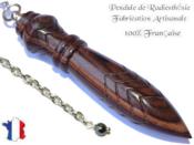 Pendule Egyptien Thot en Bois de Violette Grav Pice Unique NTHOTVIO-21
