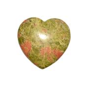 Coeur en Pierre d'Unakite