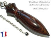 Pendule Amon Création en Bois de Violette Pièce Unique N°AMVIO-11