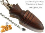 Pendule Amon Création en Bois de Violette Pièce Unique N°AMVIO-8