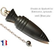 Pendule Amon Création en Bois d'Ebène Pièce Unique N° AMEB-6