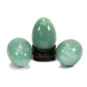 Aventurine Verte Oeuf en Pierre 5 cm avec Socle