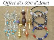Une Paire de Boucles + 1 Pendule + 1 Bracelet Offert Dès 59 Euros d'achat Valable du 10 au 20 Octobre 2025 (22h00) Modèles Selon Disponibilité