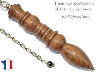 Pendule Cléopâtre Egyptien en Bois de Noyer Pièce Unique N°CLENOY-3
