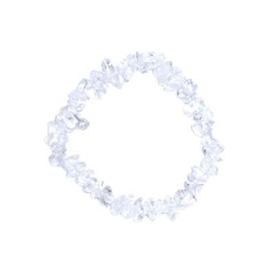 Cristal de Roche Bracelet en Pierre Baroque