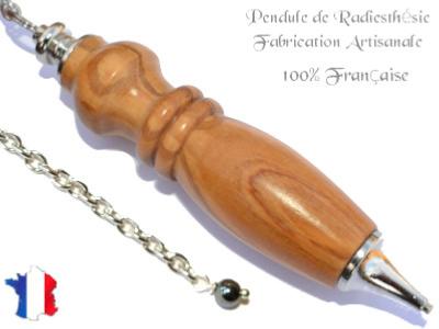 Pendule Egyptien en Bois d'Olivier Pièce Unique N°EGYOL-23