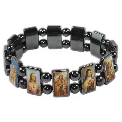 Bracelet des Saints en Hématite