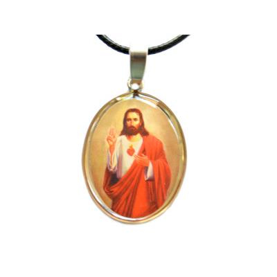 Jésus au Coeur Sacré Médaille Chrétienne