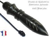 Pendule de Thot Plombé en Bois d'Ebène du Gabon Pièce Unique N°THOEBPLPTT- 253