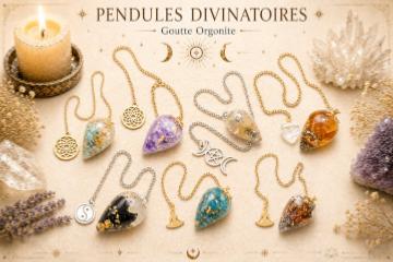 Pendules de Radiesth�sie Goutte Orgonite