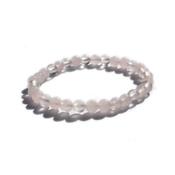 Bracelet en Pierres Boules de Quartz Rose (6 mm)