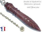 Pendule Egyptien Thot Plombé en Bois d'Amarante Gravé Modèle Unique N°THOAMARAPL-1