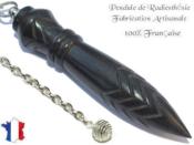 Pendule de Thot Plomb en Bois d'Ebne du Gabon Pice Unique NTHOEBPLPT- 216