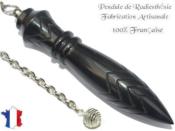 Pendule de Thot Plombé en Bois d'Ebène du Gabon Pièce Unique N°THOEBPLPT- 222