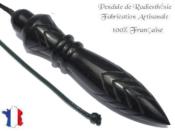 Pendule de Thot Plomb� en Bois d'Eb�ne du Gabon Pi�ce Unique N�THOEBPLPTC- 223