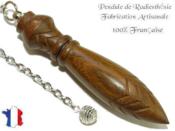Pendule de Thot Plombé en Bois d'Ebène Verte Pièce Unique N°THOEBVPLPT- 2