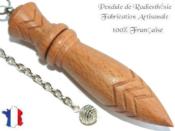 Pendule de Thot Plombé en Bois de Hêtre Pièce Unique N°THOHETPL-20