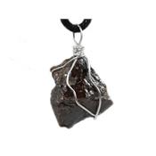 Pendentif Authentic en Pierre Brute de Zircon et Argent 925