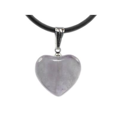 Pendentif Coeur en Améthyste 1,8 cm