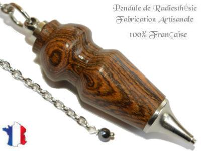 Pendule Amon Création en Bois de Bocote Pièce Unique N°AMBOC-25