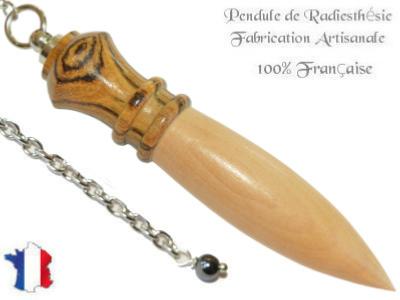 Pendule Egyptien en Bois de Bocote et Bois de Poirier Pièce Unique N°EGYBOCPOI-3