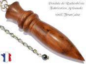 Pendule Egyptien en Bois de loupe de Thuya Pice Unique NEGTHYA-8