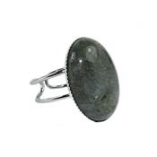 Bague en Labradorite Cabochon Ovale 25x18 mm