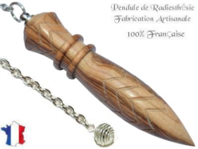 Pendule Egyptien Thot Plombé en Bois d'Olivier Gravé Modèle Unique N°THOOLPL-194