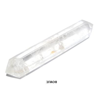 Bâton de Massage Facetté Bi Terminé de Quartz Fumé N° 1FAO8