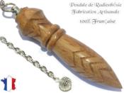 Pendule Egyptien Thot Plombé en Bois de Chêne Pièce Unique N°THOCHENPL-1