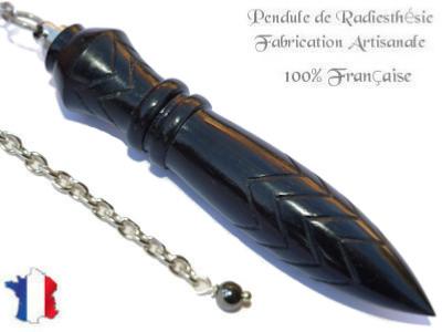 Pendule Egyptien Thot en Bois d'Ebène Gravé Pièce Unique N°THOEB-88